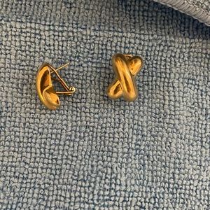 14k X earrings
